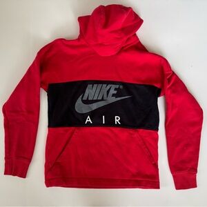 Nike Air Red and Black Hoodie